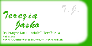 terezia jasko business card